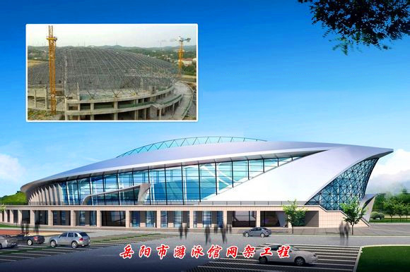 漳平游泳池网架
